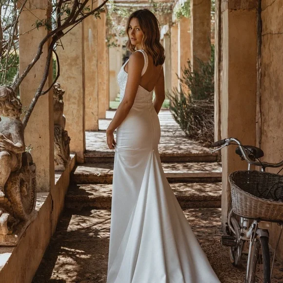 Milano Crepe Anna Campbell Wedding Dress